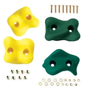 Color Climbing Rocks - 4 rocks in 1 Pack - climbing rocks, plastic climbing rock holds, plastic climbing rocks, rock holds