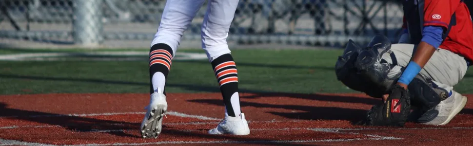 TCK Sports Solid Color 9 Inch Baseball Softball Stirrups (Multiple Colors) Texas Orange Large - TCK Baseball Stirrups