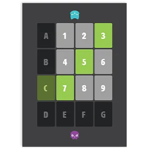 TeeTurtle Tic Tac KO: Cute vs. Evil Base Game - from The Creators of Unstable Unicorns - Tic Tac KO Grid
