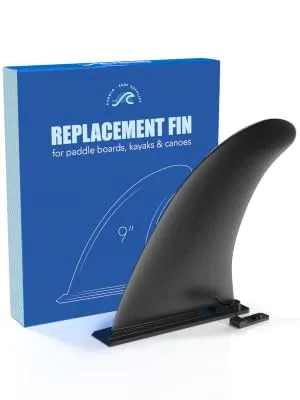Paddle Board Fin - 9" Replacement for iSUP/Inflatable Paddle Boards, Kayak, Canoe Stand Up Plastic Fin - paddle board fin