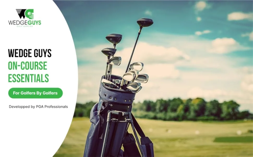Wedge Guys Golf Bag Accessory Kits Options Include: Towel | Brush | Tees | Groove Sharpener | Ball Marker | Divot Tool Golf Accessories Club & Course Light Kit - hero