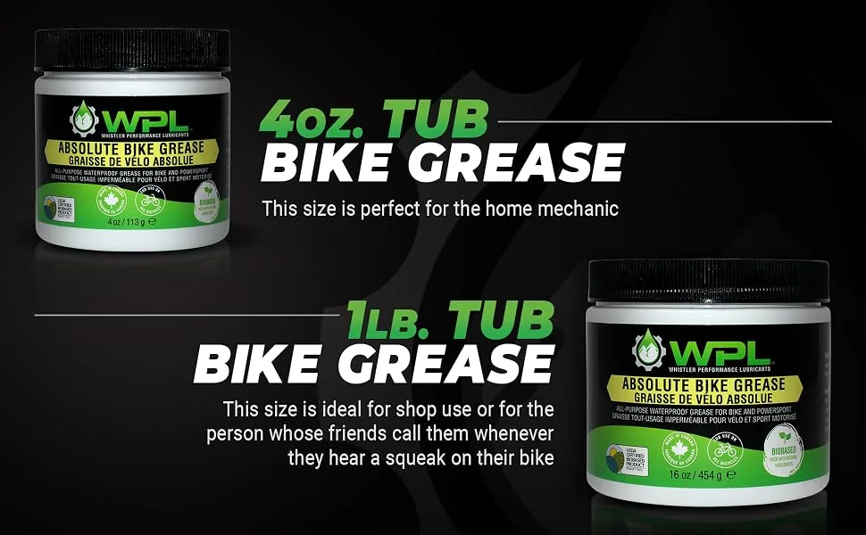 WPL Absolute Bicycle Grease - All-Purpose Bike Grease and Lube for Pedals, Forks, Chains, and Wheel Bearings 1 Pound (Pack of 1) - bike grease