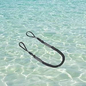 Bling Bling Bungee Dock Line Mooring Rope 3.5 ft Black 2 Pack - floating