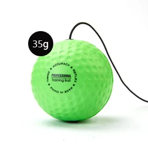 YMX BOXING Ultimate Reflex Ball Set - 4 React Reflex Ball Plus 2 Adjustable Headband, Great for Reflex, Timing, Accuracy, Focus and Hand Eye Coordination Training for Boxing, MMA and Krav Mega Black/Yellow/Red/Green - PROFESSIONAL BALL