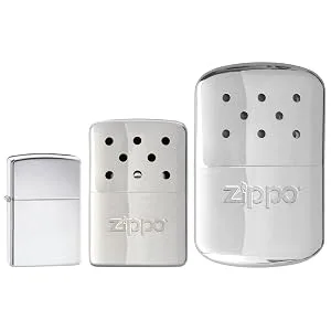 Zippo 12 Hour Refillable Hand Warmer Black - refillable hand warmers, hand warmers, zippo, zippo handwarmer, refillable hand warmers, handwarmers