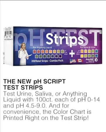 Nurse Hatty 220ct. Ketone Script Ketone Test Strips - URS-1K - Brand Story New pH Image 4