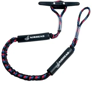 AIRHEAD Bungee Dock Line, Mooring Rope for Boats, Multiple Size Options Available 4 Feet - Bungee Dock Line