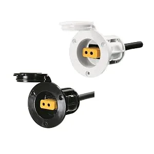 Cannon Flush Mount Power Port (White) - Flush Mount Power Port