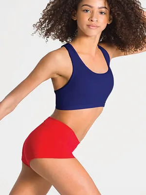 Capezio Women's Low-Rise Boyshort Small Black - dancers