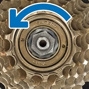Park Tool FR-6C Sprocket Puller Tool BMX 4 Notch One Size - Freewheel with arrow denoting counterclockwise rotation