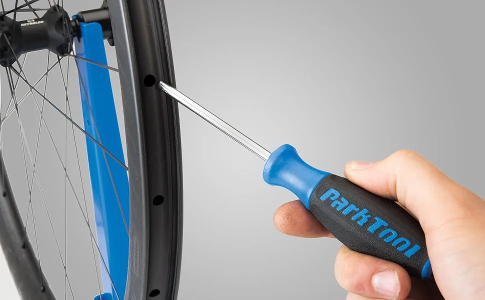 Park Tool SW-16 Spoke Wrench 3.2 mm 5.0mm - Hex Socket - Park Tool SW-16 Internal Spoke Wrench in use
