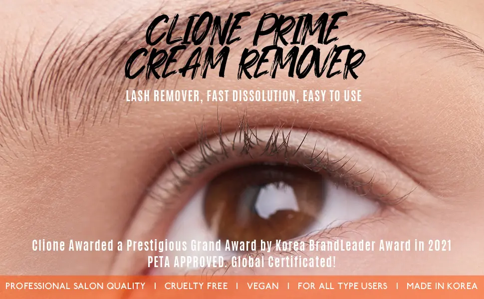 CLIONE PRIME Eyelash Extension Remover Cream - 15gm, No Eyelids Burning/Irritation, Formaldehyde-Free, Unscented - product information 1