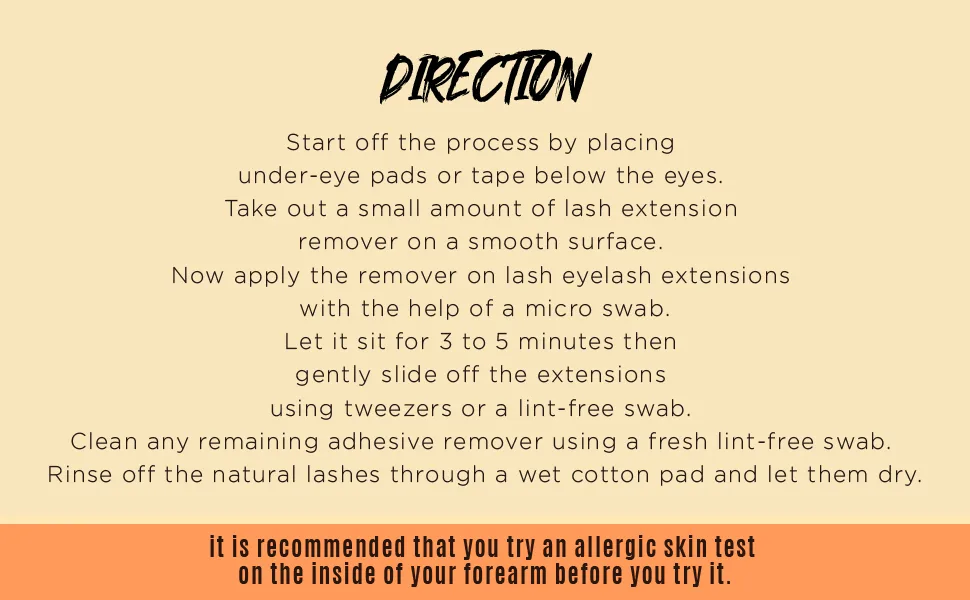 CLIONE PRIME Eyelash Extension Remover Cream - 15gm, No Eyelids Burning/Irritation, Formaldehyde-Free, Unscented - product information 6