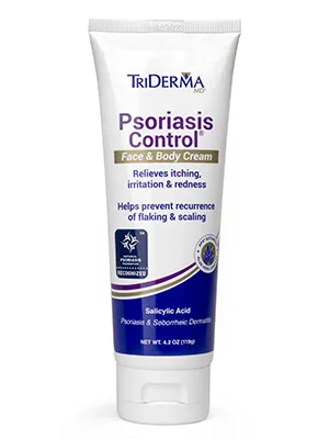 TriDerma Psoriasis Control Face and Body Cream, 4.2 Ounces - Psoriasis Cream 4.0oz