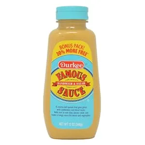 Durkee Famous Sandwich & Salad Sauce - 3 pack - 12 Ounces Each - With Mighty Merchandise Spread Tool 12 Ounce (Pack of 3) - Durkee Sauce