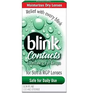 Amo Blink Contacts Lubricating Eye Drops, 0.34 Fl Oz (Pack of 2) - product information 2