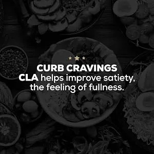REDCON1 CLA Supplement - Helps with Weight Management, Promotes Lean Muscle, 1000mg CLA Per Serving (90 Servings) - Curb Cravings