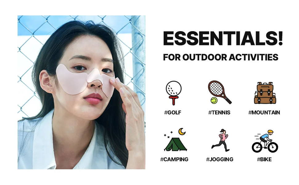 Mediheal Outdoor Sun Protect Patch Triple Protection - Golf Accessories for Face patch - Sun Patch Triple Protection