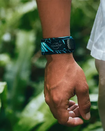 PARA'KITO Mosquito Insect & Bug Repellent Wristband - Waterproof, Outdoor Pest Repeller Bracelet w/Natural Essential Oils (Hawaii) - wristbands