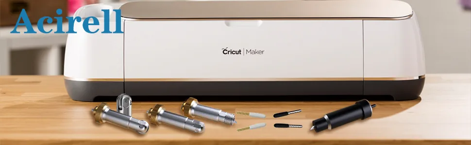 Replacement Knife Blade + Drive Housing for Cricut Maker Cutting Machine, Perfect Tool for Creating Puzzles/Models/Leather Goods/Toys - knife blade