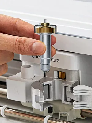 Replacement Knife Blade + Drive Housing for Cricut Maker Cutting Machine, Perfect Tool for Creating Puzzles/Models/Leather Goods/Toys - knife blade