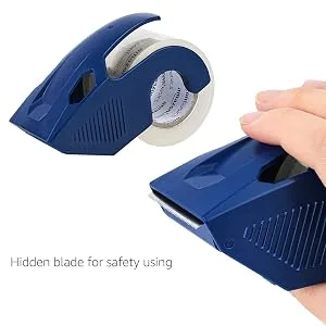 Amazon Basics Heavy Duty Packaging Tape with Dispenser for Shipping, Moving and Storing, 1.88" x 22.2 yds, 6 pack - coming