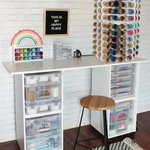 ArtBin 6974AG Desktop Accessory Storage with 24 Slots, 1 Art & Craft Organizer, White - product information 1