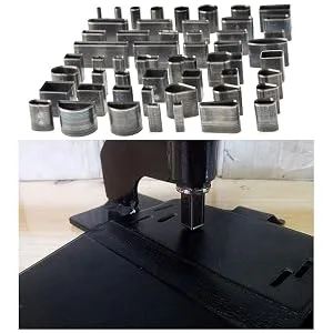 ATPWONZ 52 Shape Style One Hole Hollow Punch Cutter Set for Handmade DIY Leather Craft - product information 5