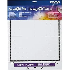 Brother Standard Mat 12x12, CAMATSTD12, 12"X12" , White 12" x 12" Standard Tack - product information 1