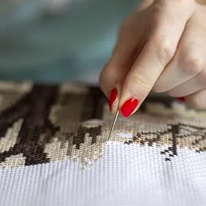 Caydo 60 by 39-Inch 18 Count Classic Reserve Aida Cloth Big Size White Cross Stitch Cloth Fabric - Reliable material