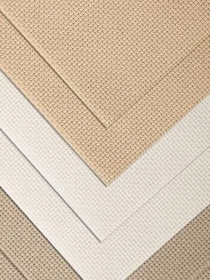 Aida Cloth 14 Count Cross Stitch Fabric 1218inch 6 Pieces 3 Colors (Natural+Khaki+Tan) - Natural+Khaki+Tan