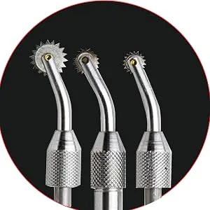 Excel Blades 3 Piece Excel Pounce Wheel Sets, Fabric Tracing Wheel, Embossing Tool and Perforator, Includes 3 Head Attachments, Great for Indentations Pounce Wheet Set - 30612