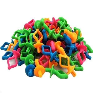 Fbshicung 100 Pieces Bobbin Holder, Thread Spool Holder Stack Bobbins on Top of Thread Spools for Type A& L and M Bobbins for Embroidery, Quilting & Sewing - product information 2