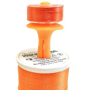 Fbshicung 100 Pieces Bobbin Holder, Thread Spool Holder Stack Bobbins on Top of Thread Spools for Type A& L and M Bobbins for Embroidery, Quilting & Sewing - product information 4