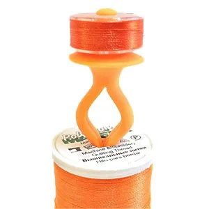 Fbshicung 100 Pieces Bobbin Holder, Thread Spool Holder Stack Bobbins on Top of Thread Spools for Type A& L and M Bobbins for Embroidery, Quilting & Sewing - product information 5