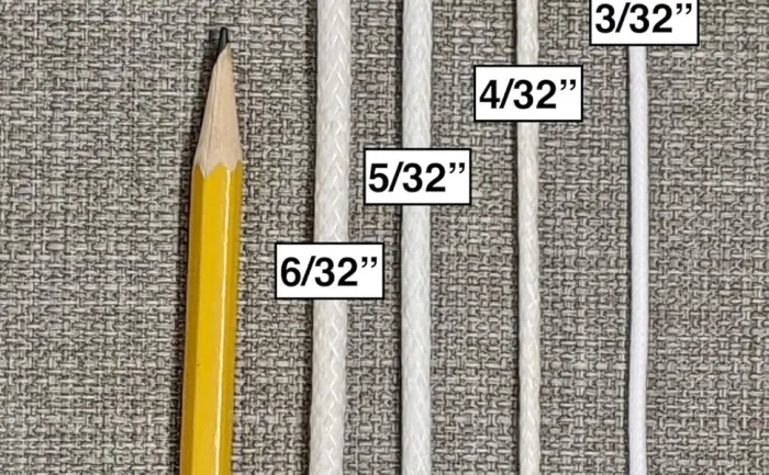 5/32" Tissue Upholstery Welt Cord, Coiling Cord, Semi-Firm - 65 Yards 5/32" - 65 yards - Tissue