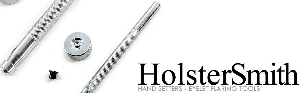 Eyelet Hand Setter (#6) + 100 (#6-9 Black Eyelets) - Value Combo Kit - for Kydex Holster Making & Hobby Eyelet Hand Setter (#6) + (100) #6-9 Black Eyelets - eyelet flaring tools