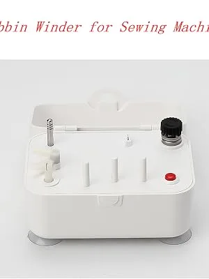 Bobbin Winder for Sewing Machines Easy to Carry Portable Automatic Bobbin Winding Machine with 25Pcs Plastic Bobbins for Sewing and Crafts Use - Bobbin Winder