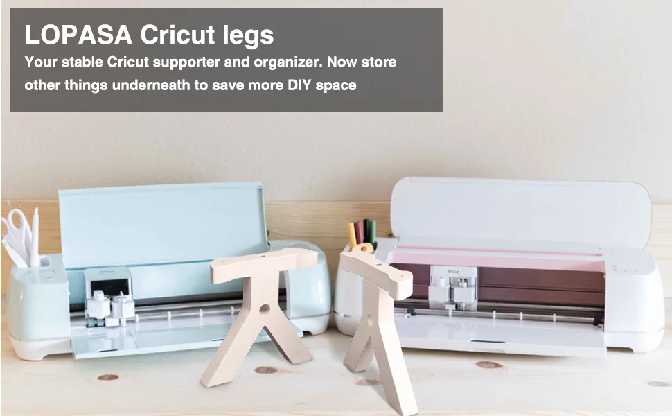  Stand Legs Compatible with Cricut Maker 3 and Maker, Cricut Maker Accessories for Save Space, Cricut Stand for Organize and Storage (Maker Series Machine Only) - bundle mats blade maker heat htv iron smart cutting 12x24 blades knife fine point rotary