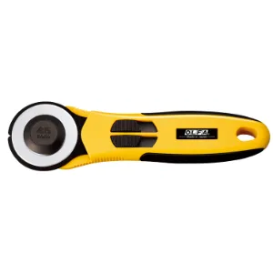 OLFA 45mm Quick-Change Rotary Cutter (RTY-2/NS) - Rotary Fabric Cutter w/ Split Blade Cover for Crafts, Sewing, Quilting, Replacement Blade: OLFA RB45-1 - RTY-2/NS