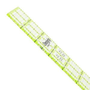 Omnigrid Neon Omnigrip 12-1/2X12-1/2sq Quilting Ruler, Clear - image