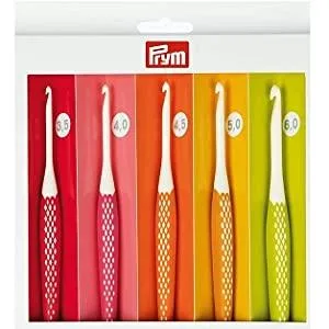 Prym Crochet Hook for Wool Ergonomics 3.50-6.00 mm x 1 Set, Multi, One Size - product information 2