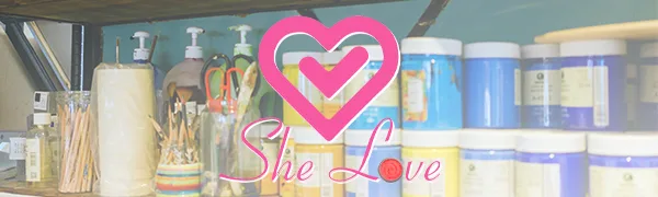She Love Chalk Paste for Silk Screen Stencils, 6 Bottles Screen Printing Stencil Paste Set, Chalk Paint for Painting on Wood Chalk Art Paste A Set - She Love Silk Screen Stencils
