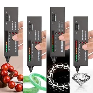 Diamond Tester, Diamond Detector, Diamond Tester Pen, Diamond Tester Professional, gem Tester, Diamond Tester Pen High Accuracy Professional Jeweler(Black Diamond Testers) - product information 3