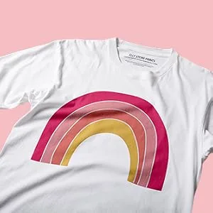Sublimation Spray for Cotton and Cotton/Polyester Blends. Achieve Brighter and More Vibrant Colors. Easy to use-no Mixing required-200ml - rainbow tshirt