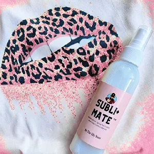 Sublimation Spray for Cotton and Cotton/Polyester Blends. Achieve Brighter and More Vibrant Colors. Easy to use-no Mixing required-200ml - subli+Mate spray bottle bleached shirt design