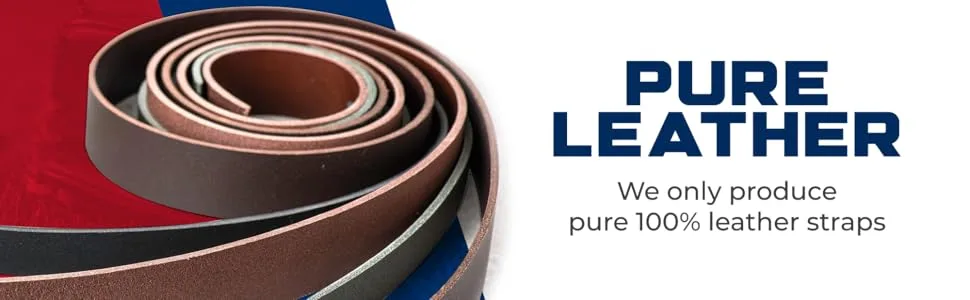 TOFL Leather Strap Medium Brown  Inch Wide 72 Inches Long 1/8 Inch Thick (7-8 oz) Medium Brown - TOFL quality products baseball softball ball straps lacing kit leather laces needles