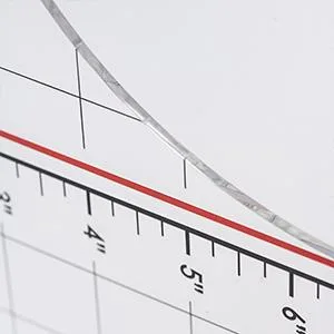 Tshirt Ruler Guide for Vinyl Alignment, T shirt Rulers to Center Designs, T shirt Ruler Alignment Tool Placement, Tshirt Guide Ruler Tool for Heat Press, Tee Shirt Ruler for Vinyl Alignment for Cricut 1 Pack - Extra Polishing on Edge