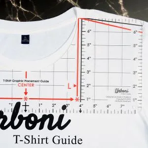 Tshirt Ruler Guide for Vinyl Alignment, T shirt Rulers to Center Designs, T shirt Ruler Alignment Tool Placement, Tshirt Guide Ruler Tool for Heat Press, Tee Shirt Ruler for Vinyl Alignment for Cricut 1 Pack - Special Shoulder Guide & Extra Gridline