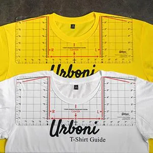 Tshirt Ruler Guide for Vinyl Alignment, T shirt Rulers to Center Designs, T shirt Ruler Alignment Tool Placement, Tshirt Guide Ruler Tool for Heat Press, Tee Shirt Ruler for Vinyl Alignment for Cricut 1 Pack - Universal Design Applying to All Adult Tshirt Sizes